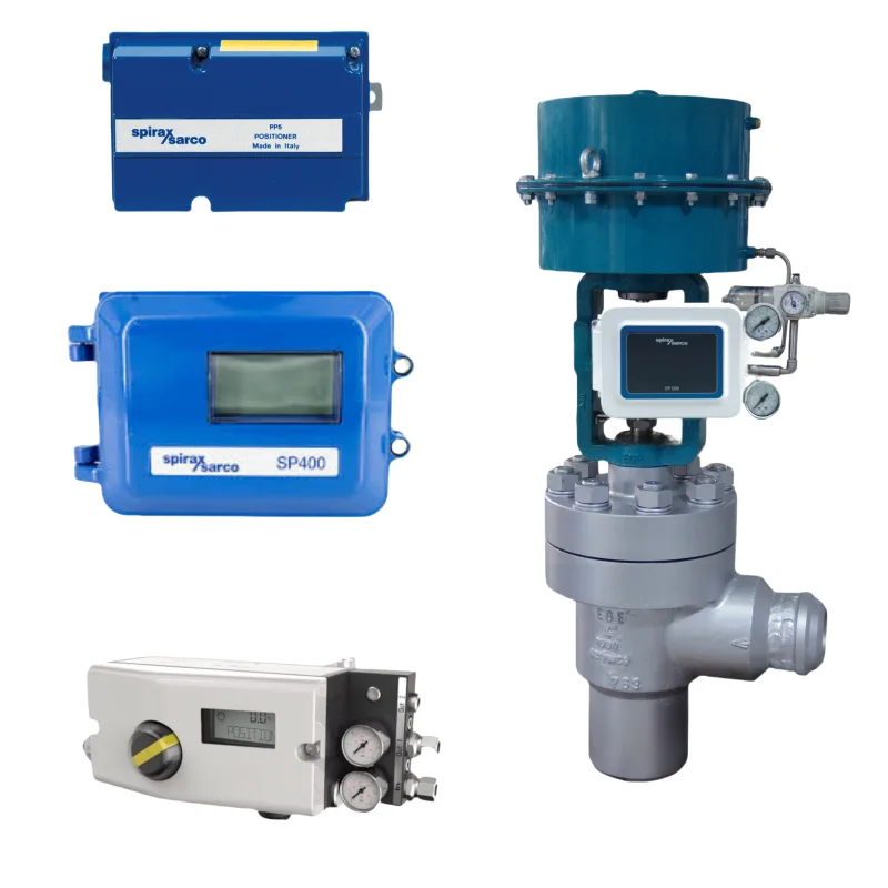 Spirax Sarco SP7 SP400 EP500 Valve Positioner Stock supplier with Chinese actuator as Control Valves