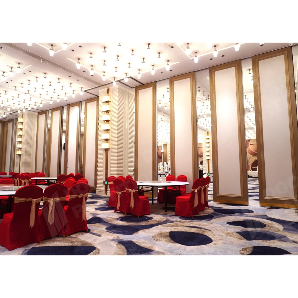 Customizable vertical acoustic sliding movable wall partition movable sound proof partition wall panel