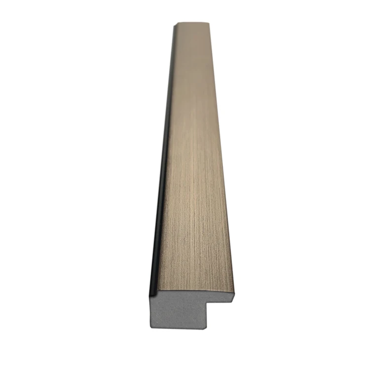 Ruilin new design champaign gold ps photo/picture frame moulding for sale