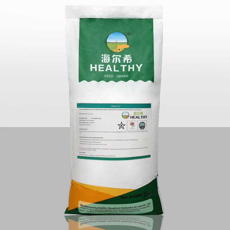Feed Grade 97% Betaine HCl ISO Halal Certificate Complete Food Attractant Betaine