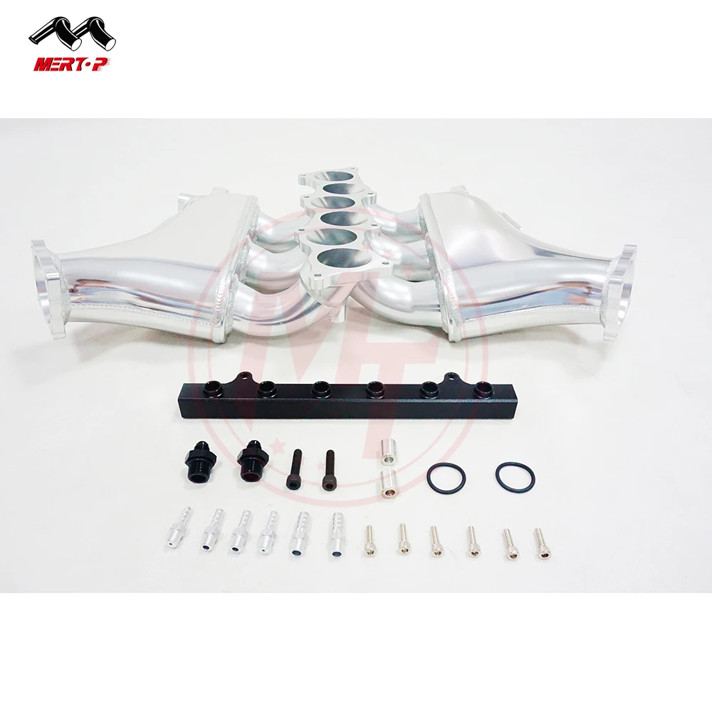 MERTOP RACING Cast Aluminum high-flow 6  injector port for GTR-R35 Billet intake manifold