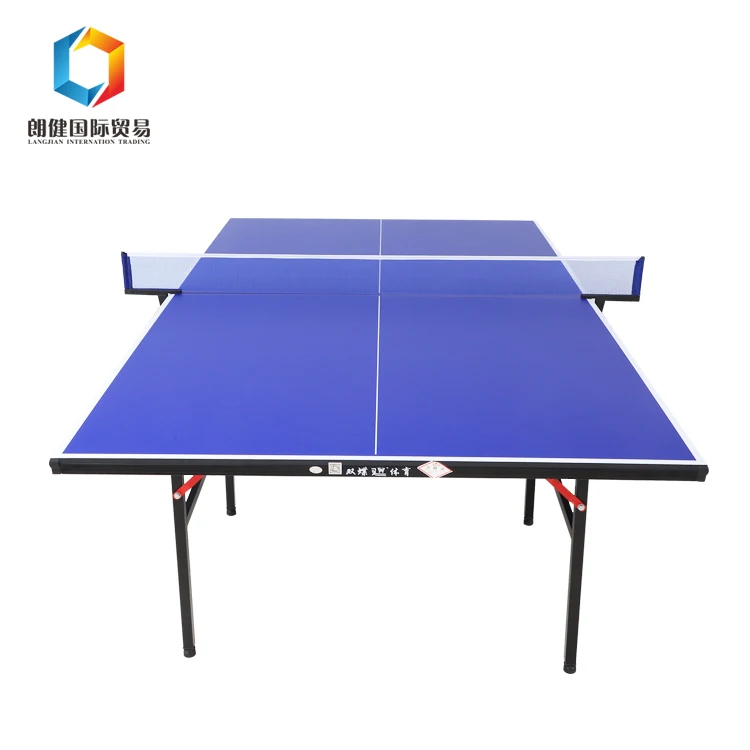 15mm MDF Board Blue Training Equipment Tennis Table Table For Sale