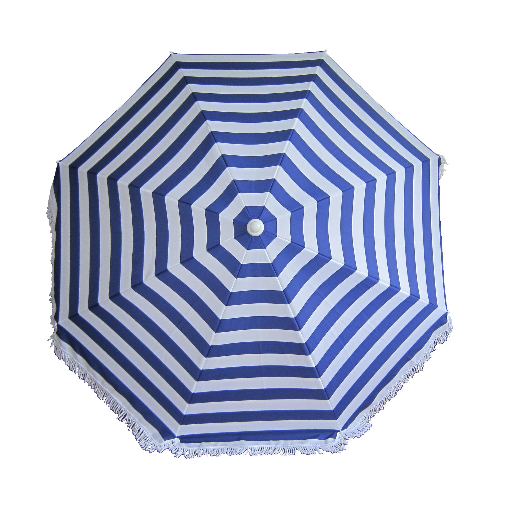 stripe color Tassel beach umbrella with screw end