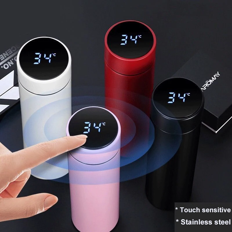 SI170 16oz Smart Thermos with Temperature display Stainless Steel Water Bottle with Custom Logo