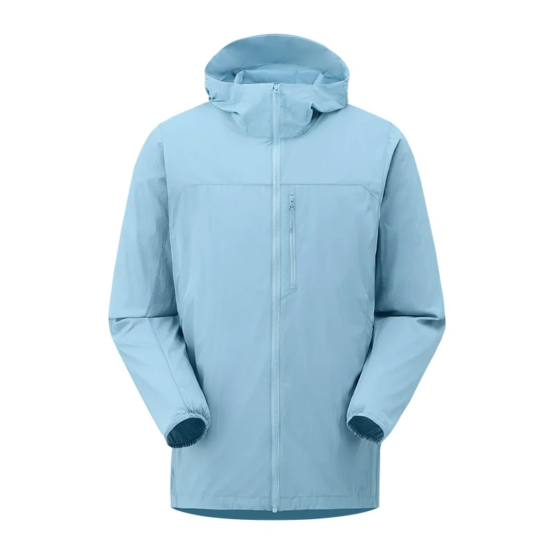 Ultra-Lightweight UV Resistant Windbreaker Jackets Men Outdoor Skin Jackets