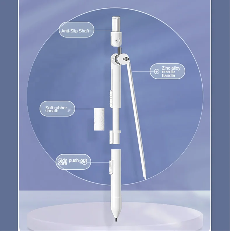 NBX compass pencil multifunctional compasses set  for School math set mathematical instruments compass set