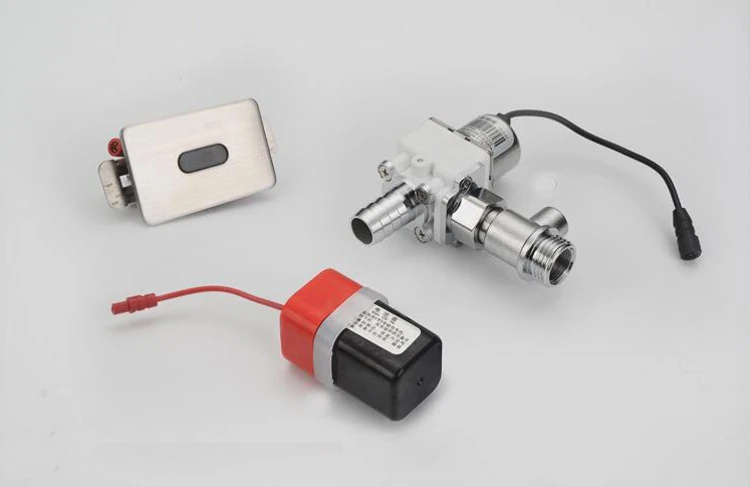 Cheap Touchless Bathroom Toilet Urinal Flusher Concealed Water Saving Sensor Replacement WC Accessory Ceramic Body Mounted