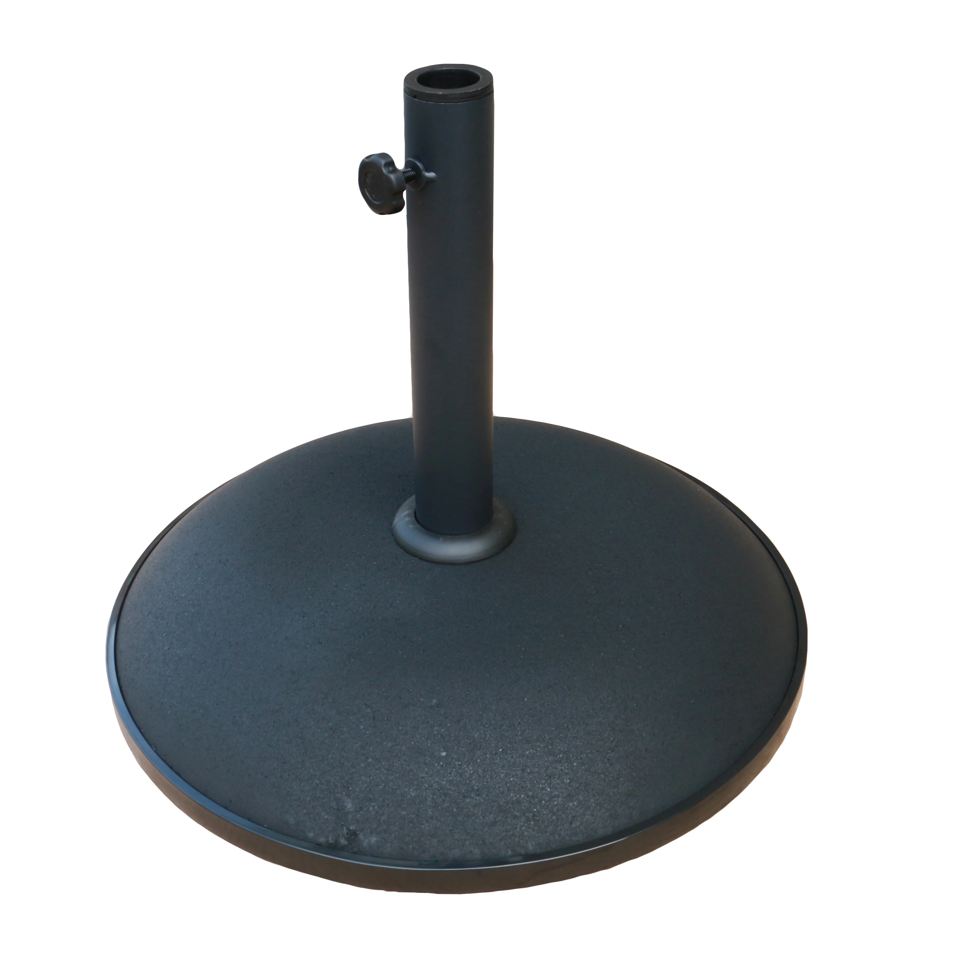 Firm Round Custom Outdoor Furniture Parasol Base Deck Table Garden Umbrella Base