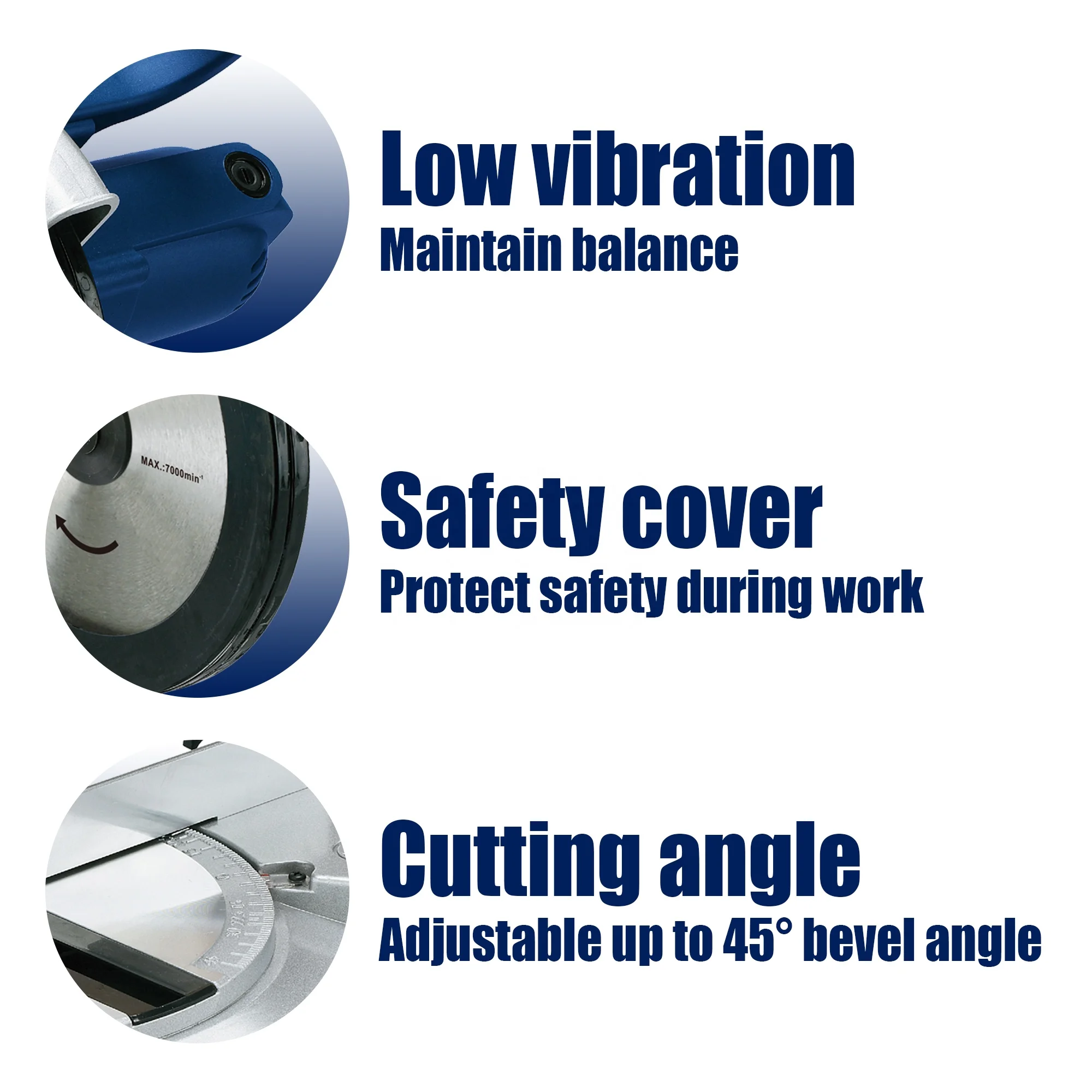 VOLLPLUS VPMS3001 900W  Aluminium Base Sliding Machine 120V Miter Saw