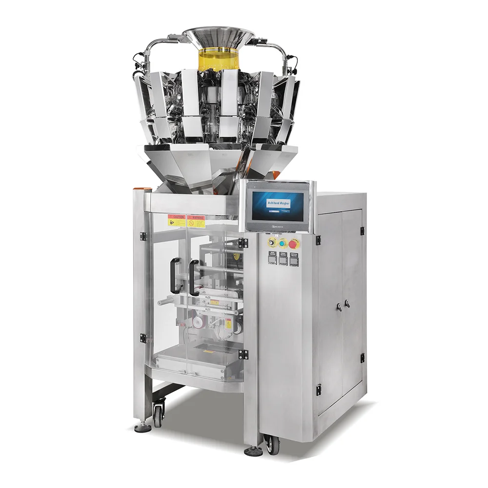 Automatic Snacks Food Weighing And Packing Machine Tablet Pill Packing Line