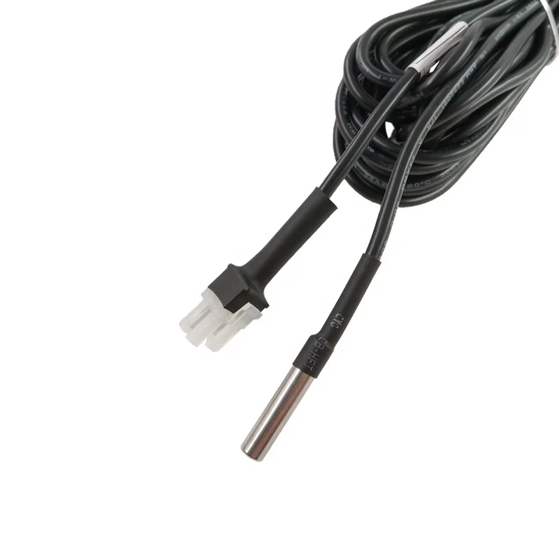 IP68 Waterproof PVC TPE Cable Digital SS304  Cable 12v  DS18B20 Temperature Sensor for Harsh Environment
