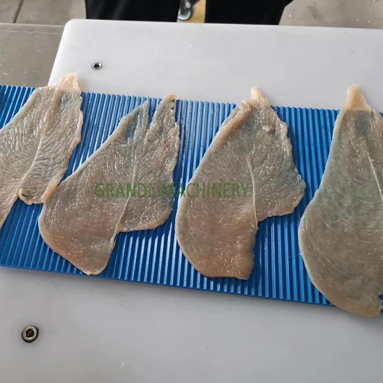 2023 Automatic High Capacity Horizontal Beef Chicken Breast Fish Squid Calamary Fronds Salmon Octopus Slicing Cutting Machine