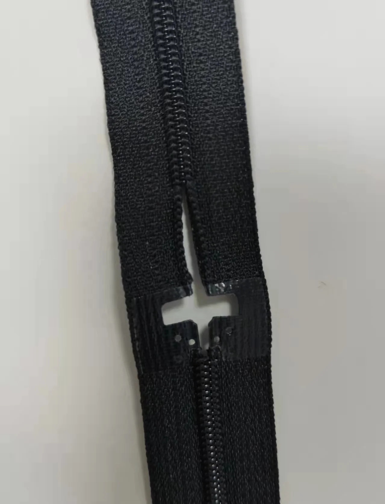 KKK Fully automatic nylon zipper non teeth cutting gapping machine  zipper machine