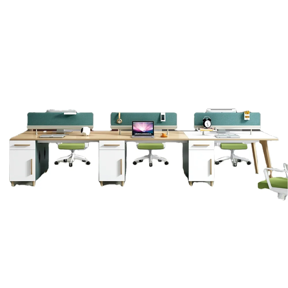 Деревянный офисный стол, деревянный ламинат, офисная мебель, Современная панель, панель