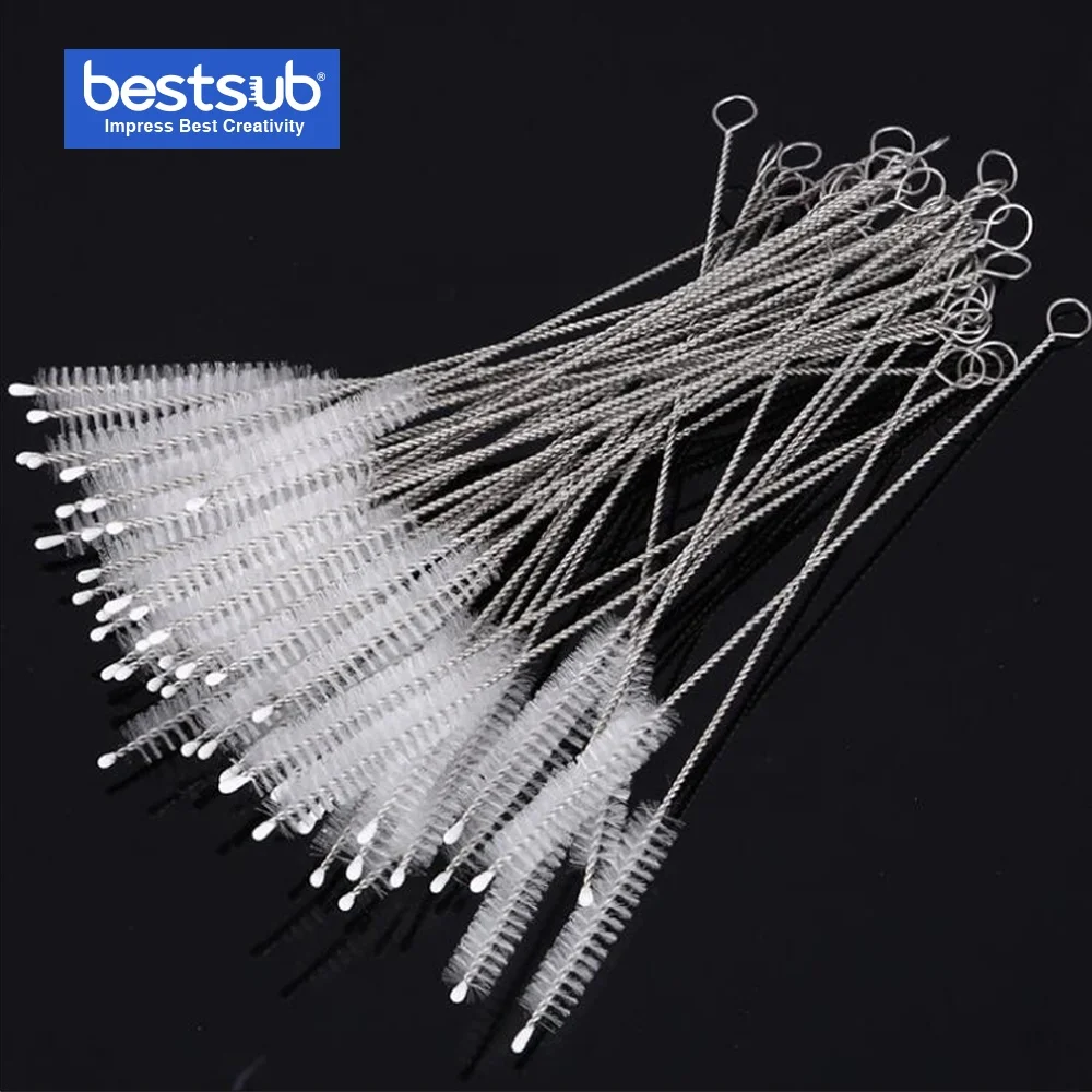 Durable Straw Cleaning Brush Stainless Steel Wash Drinking Pipe Straw Brushes Brush Cleaner
