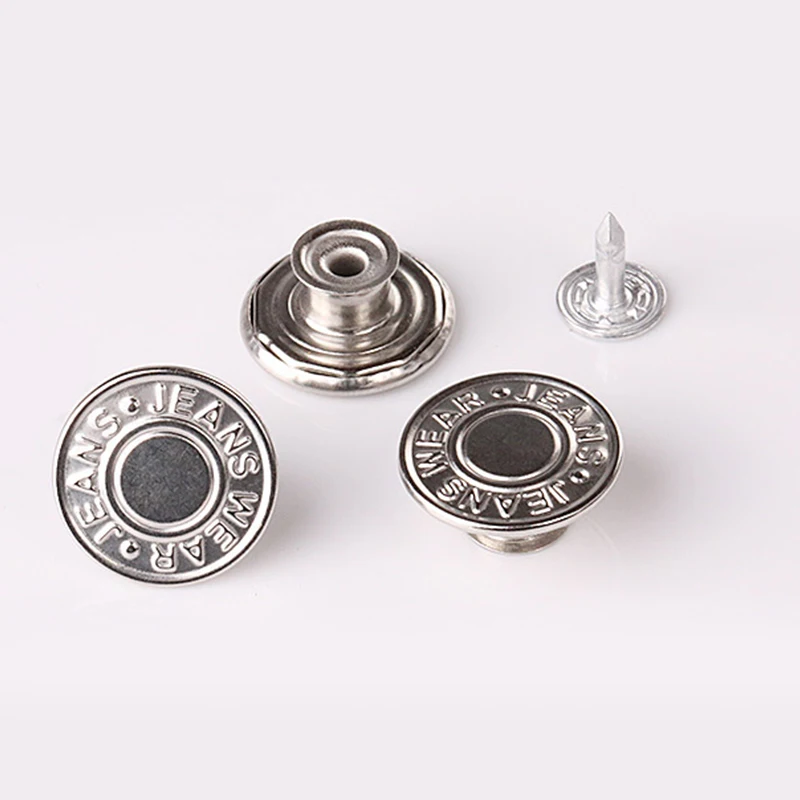 Metal jeans button detachable pants fashion clothing accessories jacket jacket jacket decorative button