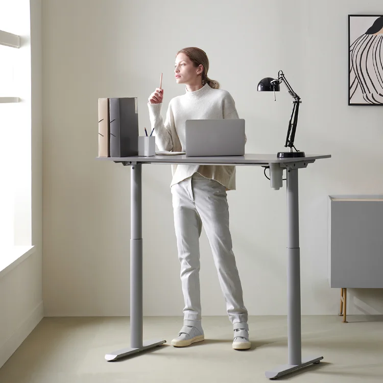 Ergonomic table single motor electric Standing Desk Frame height adjustable desk frame for cheap Office furniture table