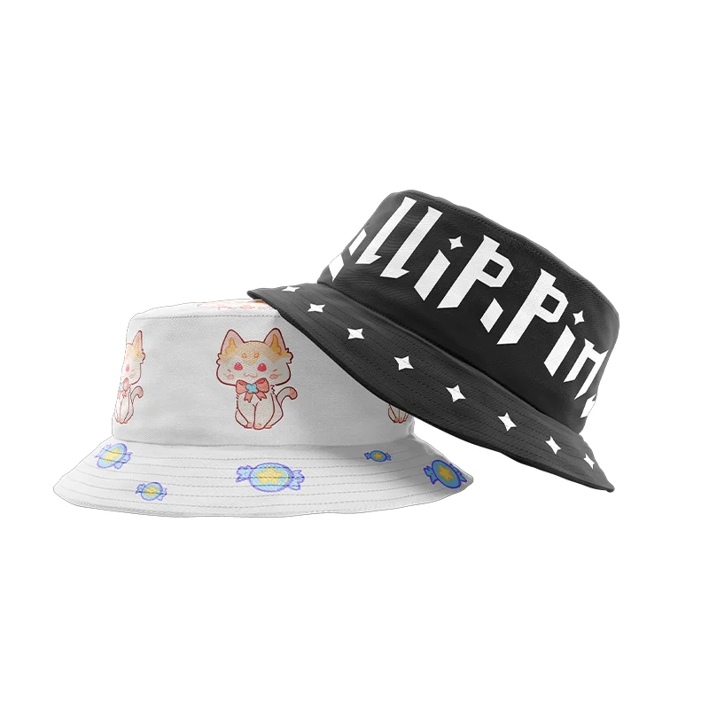 Custom Design colours 100% cotton Travel Beach Hat Fisherman Hat Printed Embroidery Custom logo Personality Fisherman hat