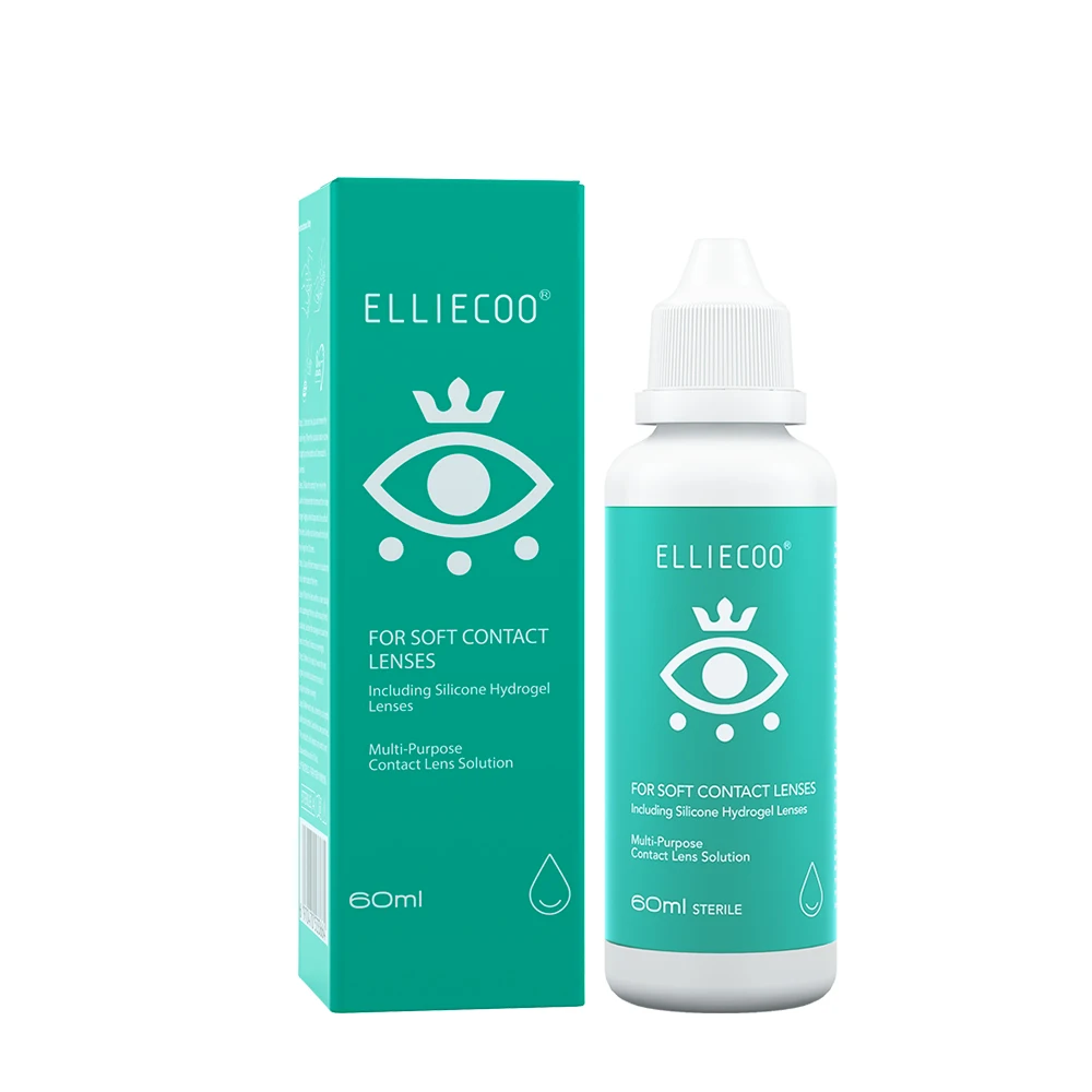 Elliecoo contact lens solution for eye contact 60ml