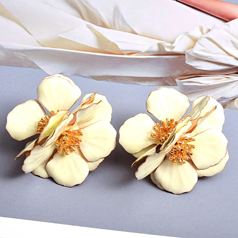 catalogo de aretes de oro para bebe flores doradas 14 k de nina  metalicos puro de 14k 10k coreanos set de aretes gold place