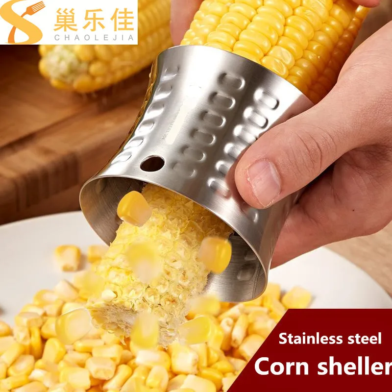 
Creative kitchen cooking corn threshing peeled corn kernels stainless steel 304 mini corn threshing 