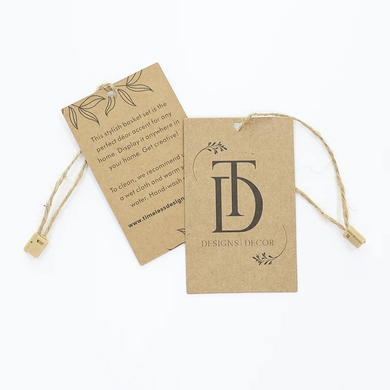 Popular custom  price label paper tag paper hang tags