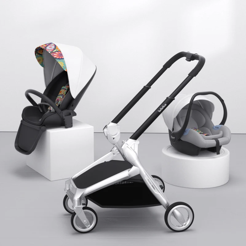 Bebebus Brand Cheap Luxury Light Baby Stroller With Footrest Foldable 1 Pcs Sets