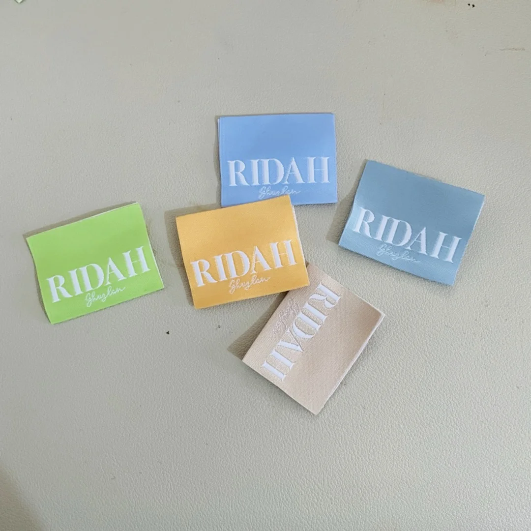 Аксессуары для шитья одежды, тканые бирки и этикетки для рубашек, одежды