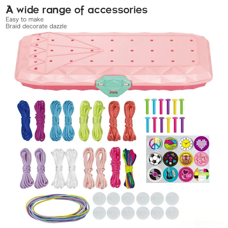 KSF Wholesale Fast Knit Custom Braided Bracelet Machine Kids Diy Toys 2023 For Girls