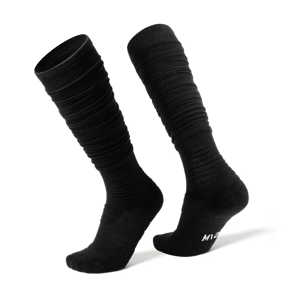 New Hot selling NFL super long pile socks adult football rugby socks thickened cushioning any terry cotton high socks