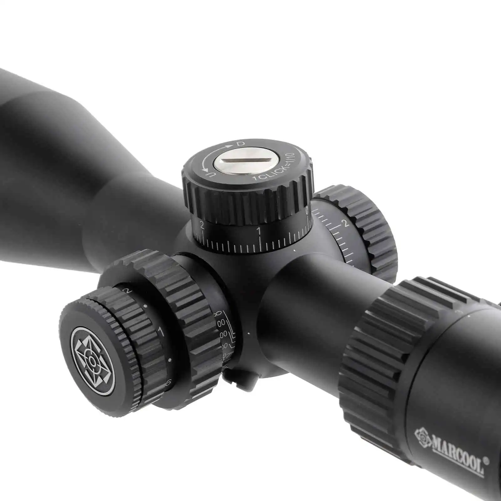 Marcool EVV 3-12x44 SFP Compact Hunting Scope With Turret Lock Reset Tactical Optics for Precision Shooting