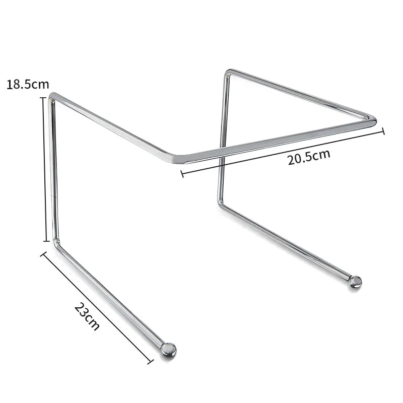 High Quality Iron And Aluminum Hot Wire Riser Metal Cone Table Tray Pizza Pan Stand