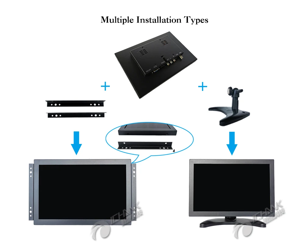 
Professional Monitor Factory Supply HD 17.3 inch 1920*1080P Touch Capacitive Screen VGA Monitor 