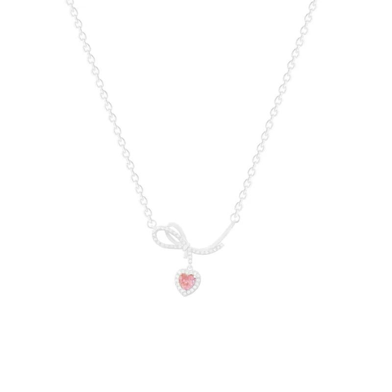 Simple Heart Necklace Multicolor Elegant Luxury Temperament Women Daily Romantic Necklace For Women Party Jewelry