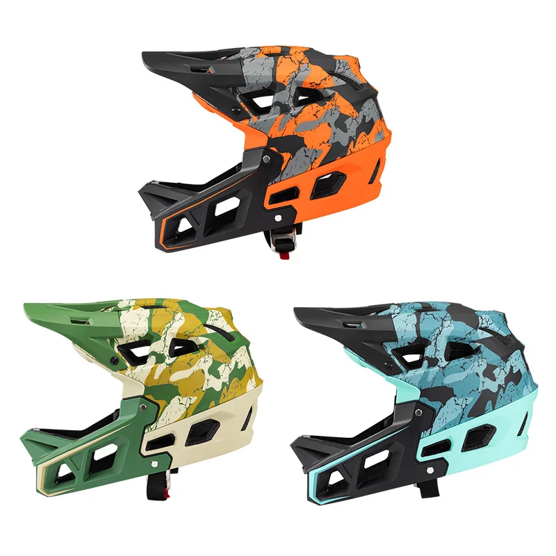 CPSC EN1078 Certified Fashion Downhill Helmet Full Face Bicycle helmet Casco Integrale MTB Bike Riding Helmet