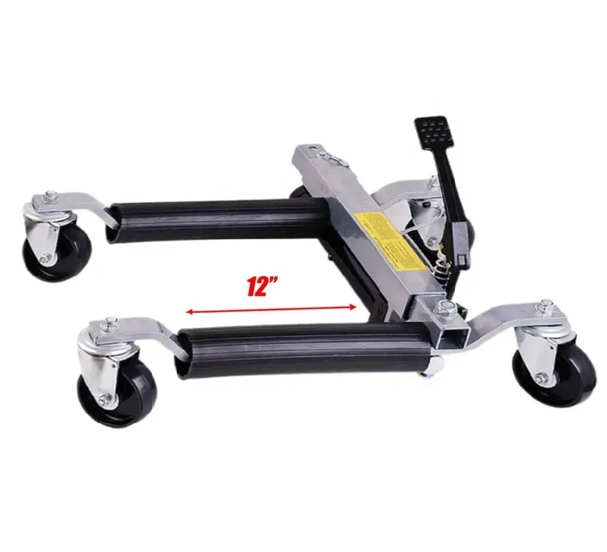 Heavy Duty Go Jack Hydraulic Car Jack Car Wheel Dolly 12' with Car Dolly Rack