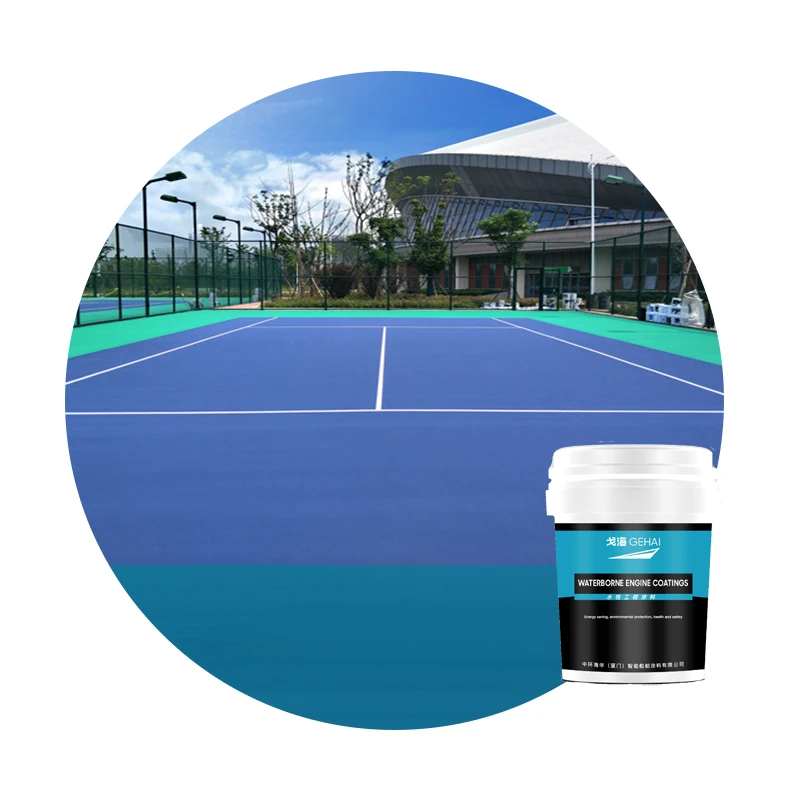 
tennis court synthetic spray flooring paint 