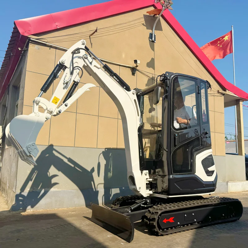 Free Shipping Diesel Engines Excavator 2.5 Ton Construction Site Excavator Machine Hydraulic Transmission Crawler Excavators