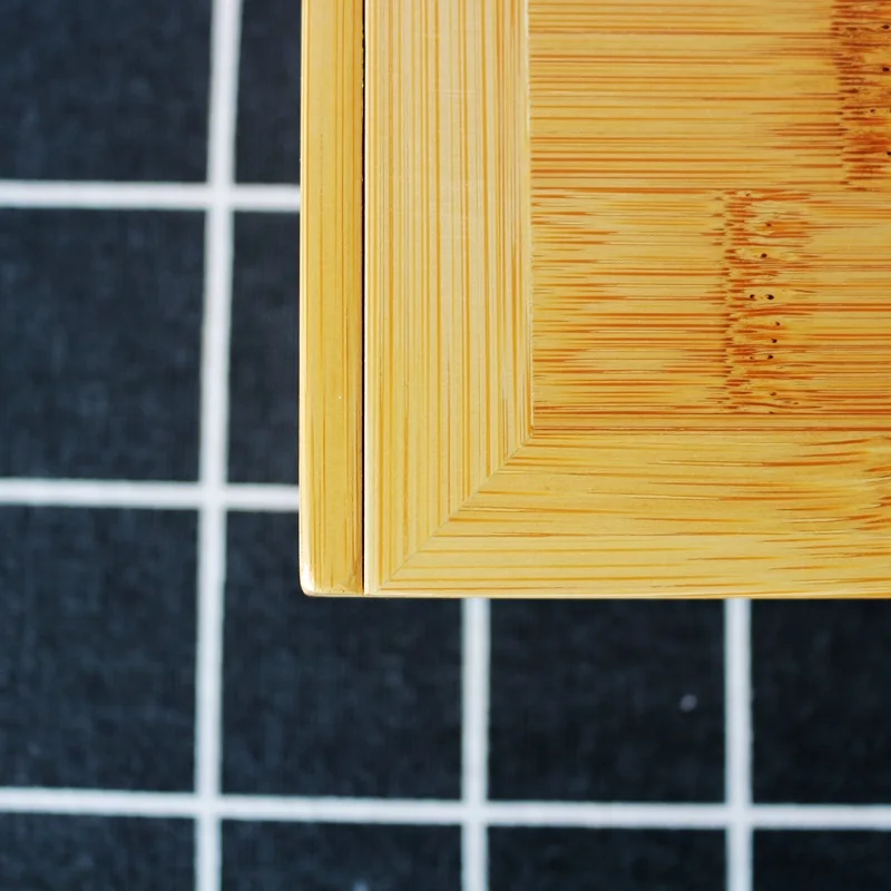 Bamboo Desk Storage Toothbrush Facial Cleaner Organizer Bathroom Bamboo Organizer Small