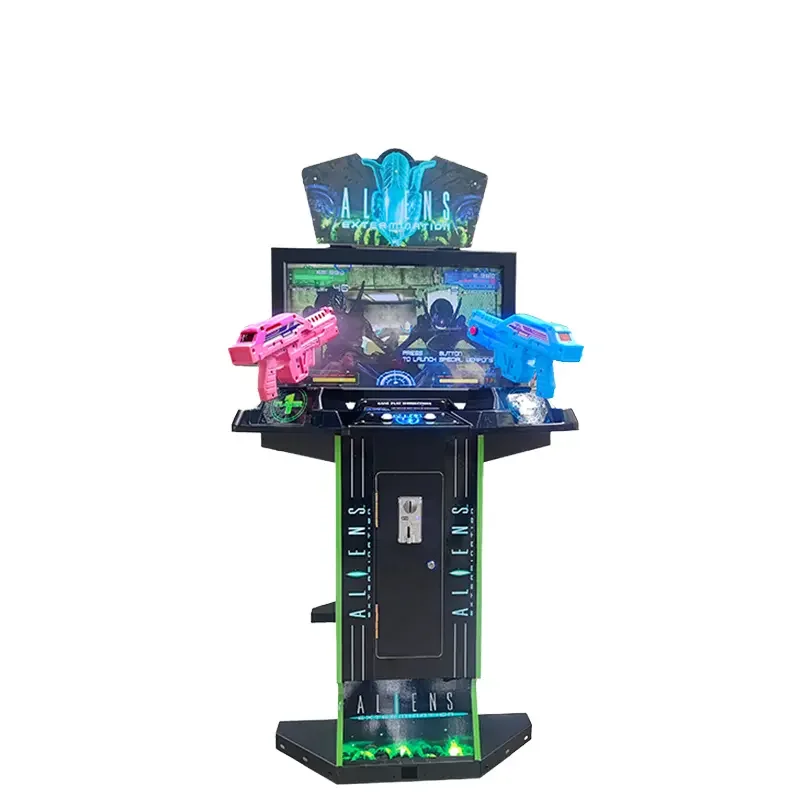 Factory wholesale hot selling fire full open 42-inch LCD 3-in-1 video shooting simulator adult shooting machine equipment