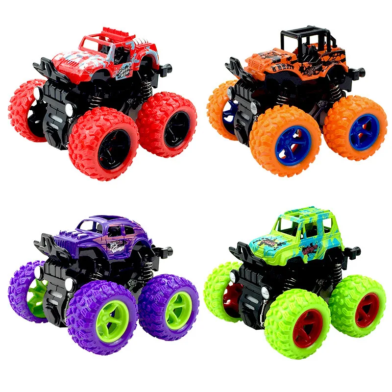
Green Kids Cars Toys Monster Truck Inertia SUV Friction Power Vehicles Baby Boys Super Cars Blaze Truck Children Gift Toys 