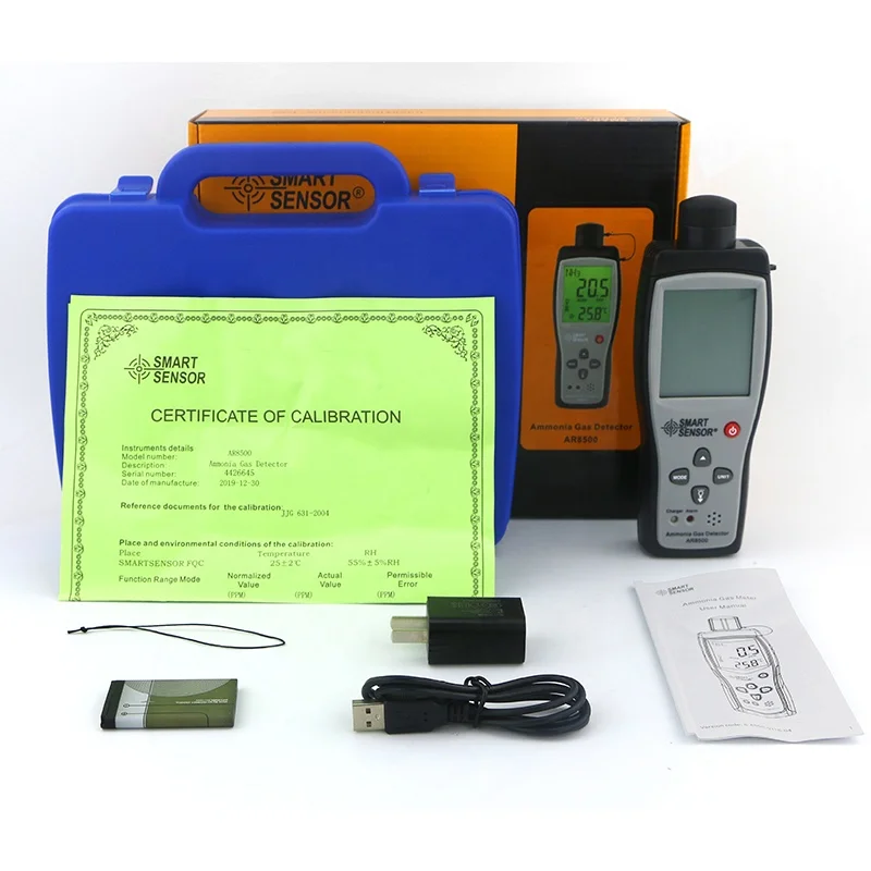 Интеллектуальный датчик AR8500 детектор аммиачного газа цифровой прибор для обнаружения газа NH3 детектор