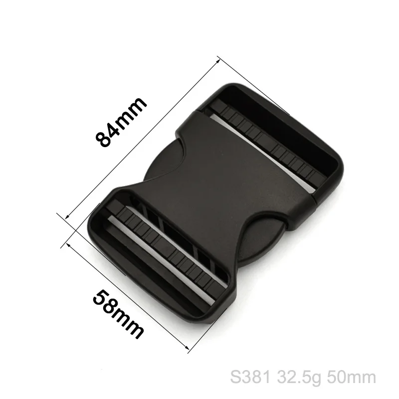 Quick side release double adjustable no pin buckle fourbutton buckle heavy plastic  belt backpack waist bag nylon webbing buckle