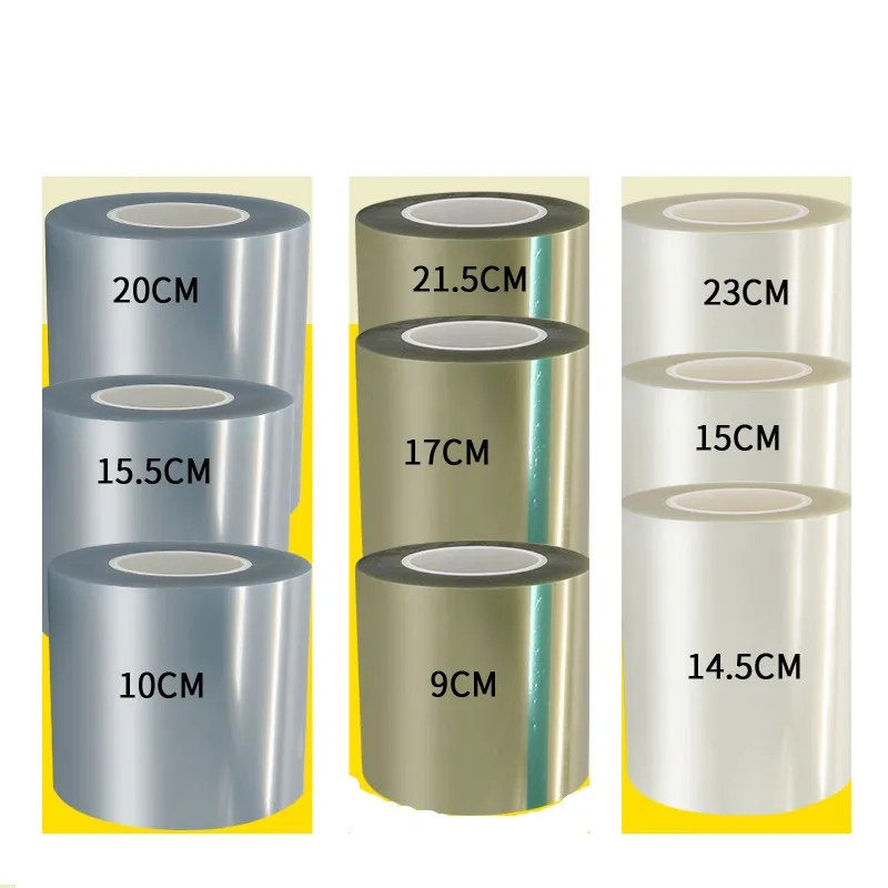 Wholesale PEt transparent protective film adhesive tape self-adhesive antistatic high temperature display touch screen film