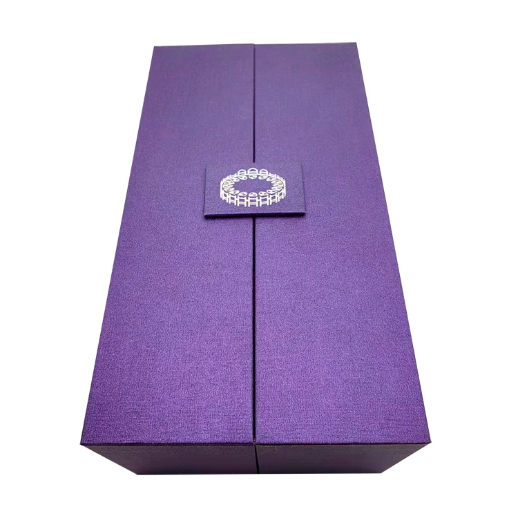 Custom Luxury Portable Gift Liquor Champagne Alcohol Whisky Gift Boxes Packing Liquor Red Wine Packaging Box
