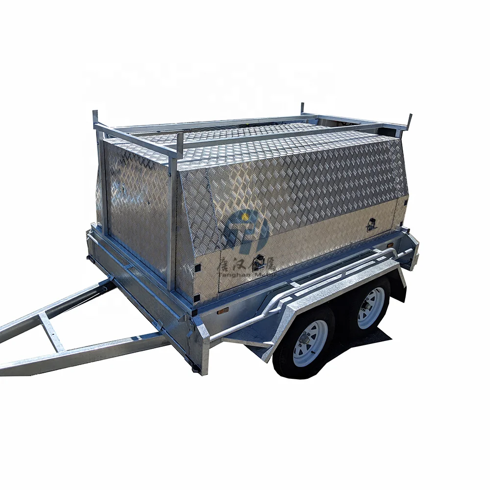 waterproof 4wd aluminum ute canopy dual cab with hot-dip galvanized frame rack and exterior 4x4 accessories
