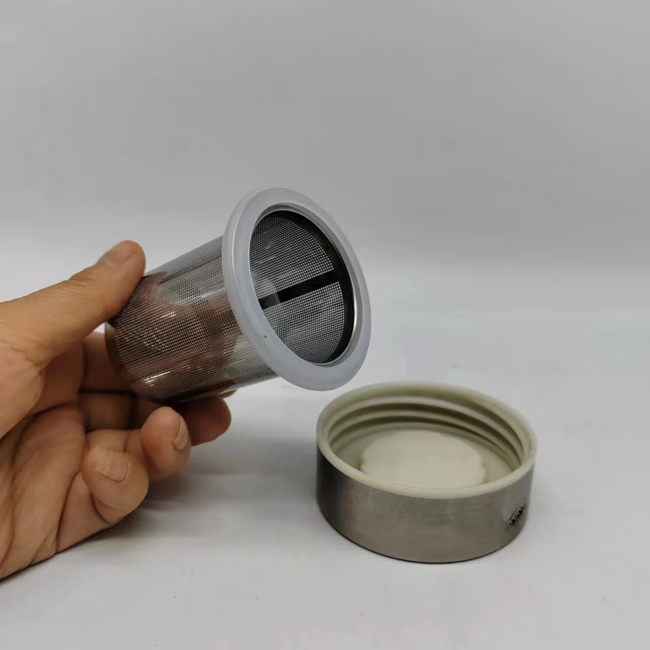 Factory custom filterable 12oz 16oz High Borosilicate water beverage  tea glass can cup with bamboo lid and straw