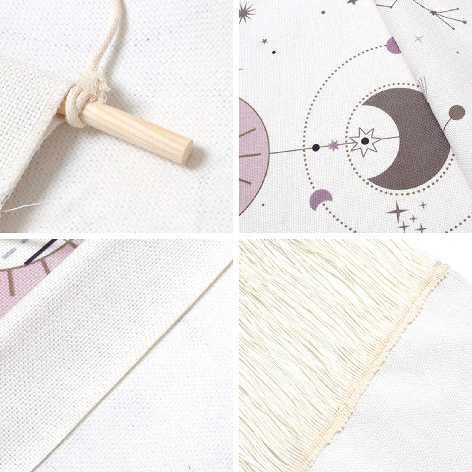 Настенный Гобелен Moon Phase с кисточками гобелен в стиле бохо художественные гобелены для спальни гостиной украшение торгового центра