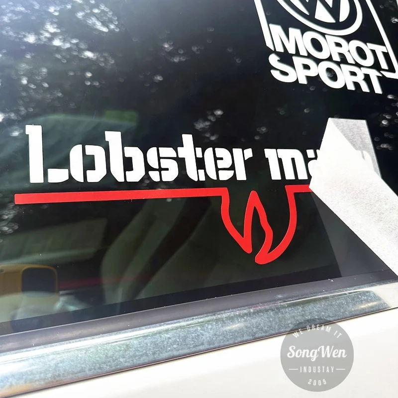 Waterproof UV Resistant Windshield Car Decals Vinyl Die Cut Car Window Stickers Custom Luxury 3 d Car Decals