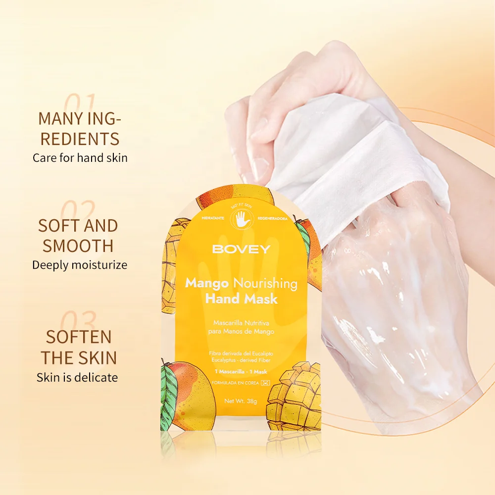 Manufacturer Private Label Custom Logo Skin Care Hydrating Repair Nourishing Moisturizing Gloves Hand Mask